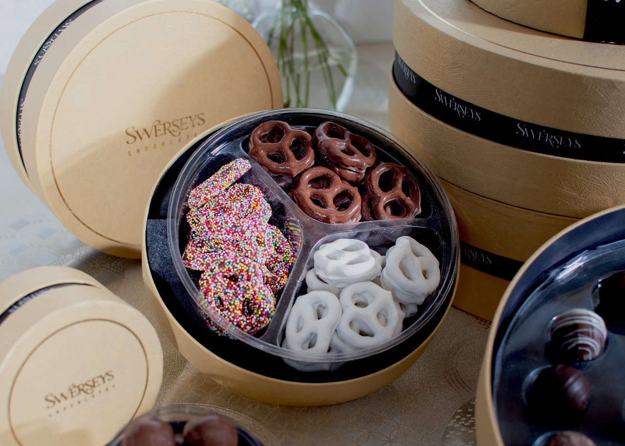 Assorted Chocolate Truffles & Nut Gift Tower 5