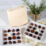 Elegant Gourmet Chocolate Wooden Gift Box