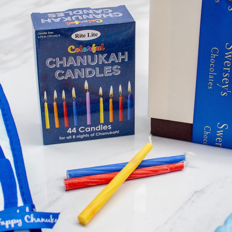 Happy Hanukkah Oven Mitt & Chocolate Gift Set