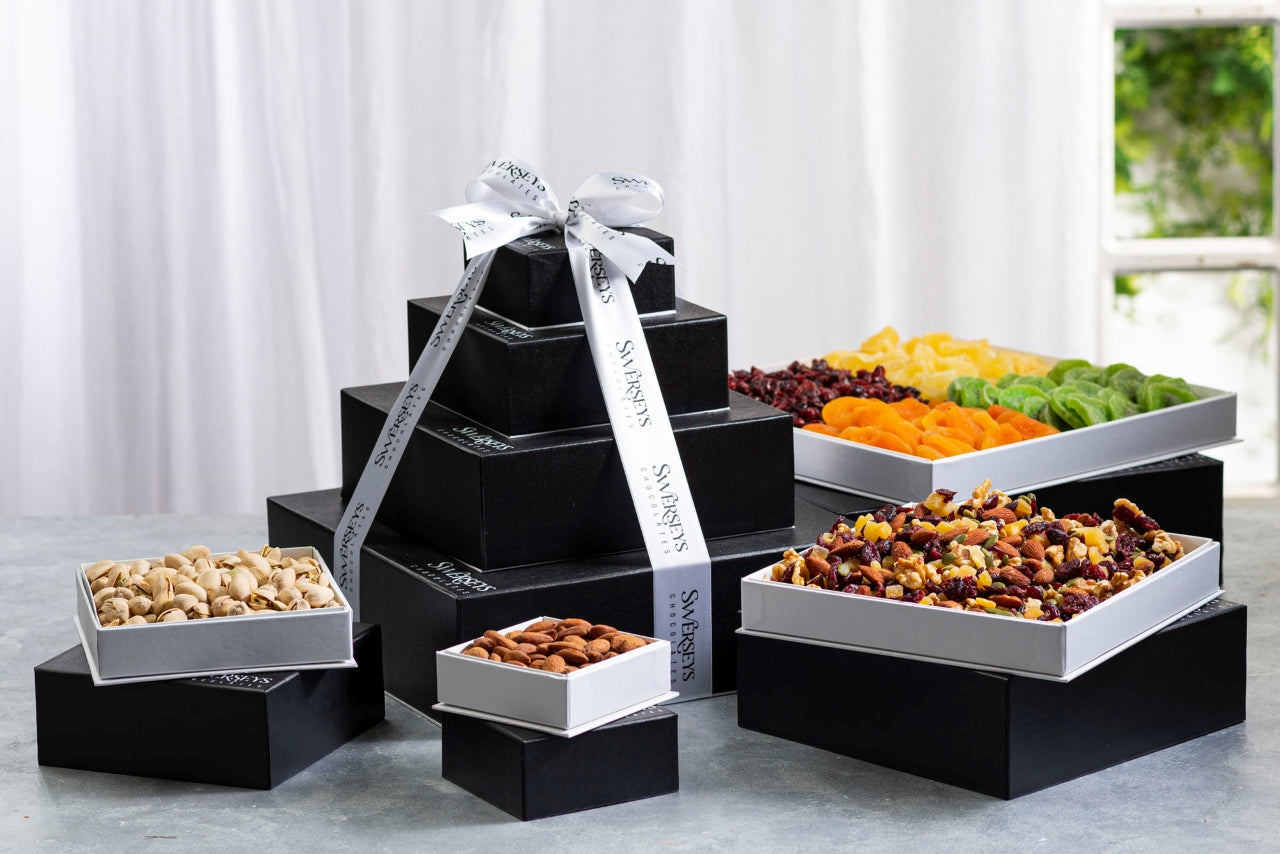 Shavuot Deluxe Nut & Dried Fruit Gift Tower