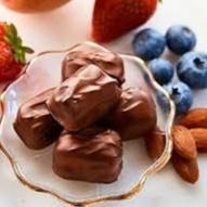 Elegant Chocolate Dipped Fruit Delights Wooden Gift Box 3