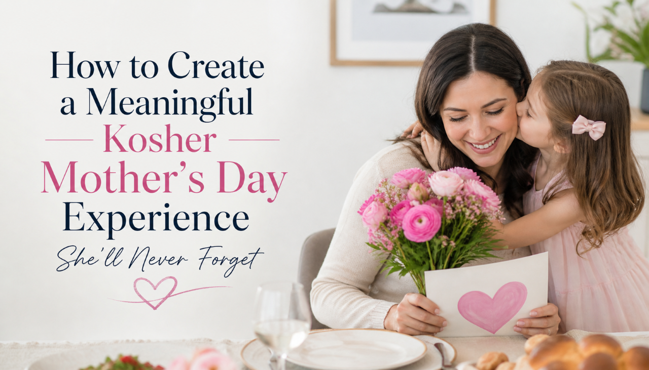How to Create a Meaningful Kosher Mother’s Day Experience She’ll Never Forget