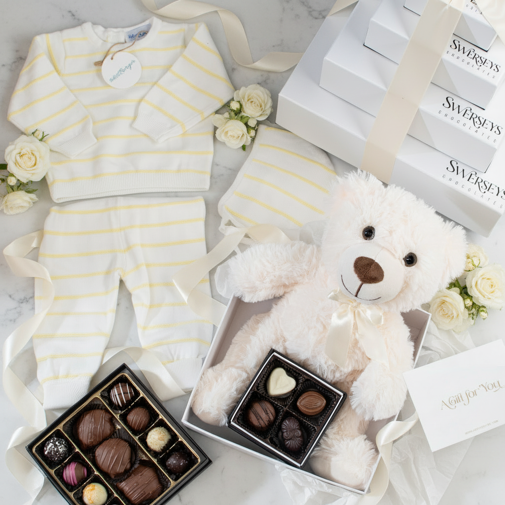 4 Tier Baby Gender Neutral Gift