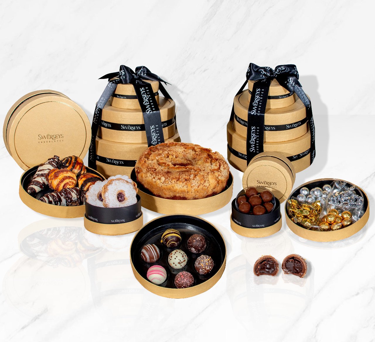 6 Tier Bakery & Chocolate Truffle Gift Tower