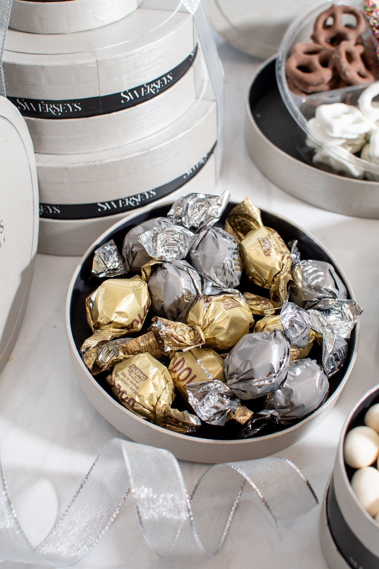 6 Tier Chocolate & Sparkling Cider Gift Towers 5