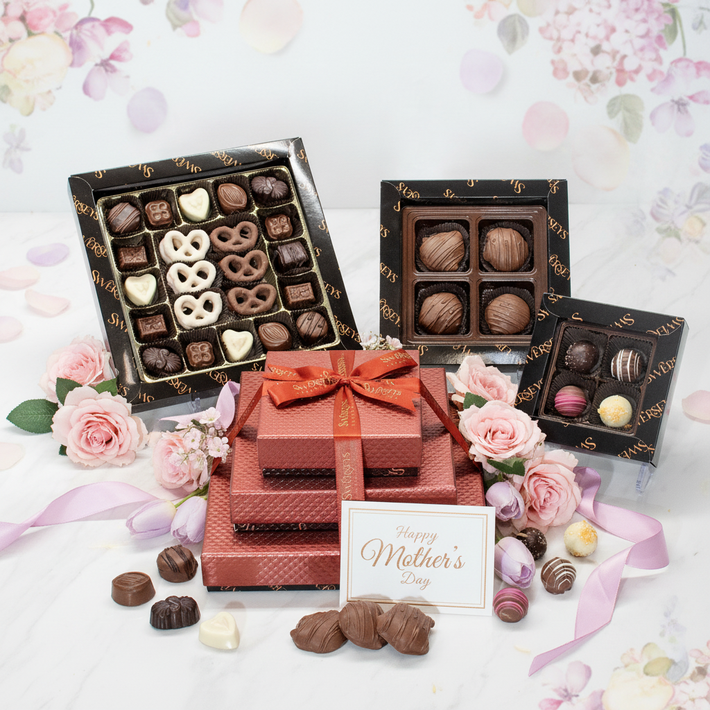 3 Tier Mother Day Indulgence Kosher Chocolate Gift Tower