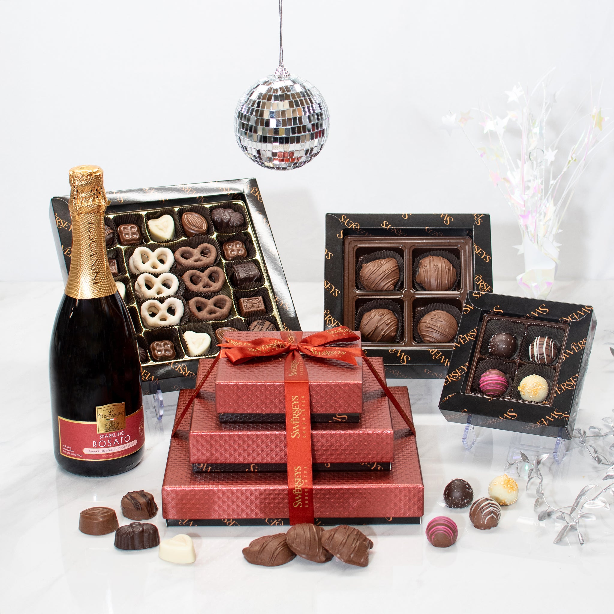 3 Tier Celebration Indulgence Kosher Chocolate Gift Tower (Copy)