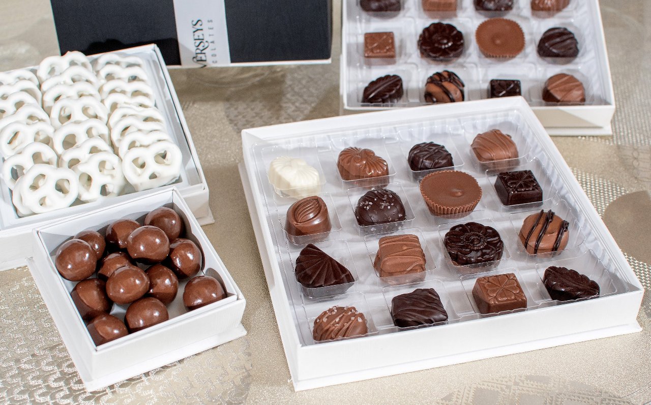 Designer 3 Tier Black Chocolate Gift Tower 2 