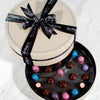 Elegant Silver Gourmet Truffle Assortment Gift Box