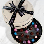 Elegant Silver Gourmet Truffle Assortment Gift Box