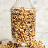 Gourmet Chocolate Drizzled Caramel Popcorn Bottle Gift Set
