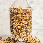 Gourmet Chocolate Drizzled Caramel Popcorn Bottle Gift Set