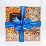 Hanukkah Assorted Nut & Seed Gourmet Wood Gift Tray