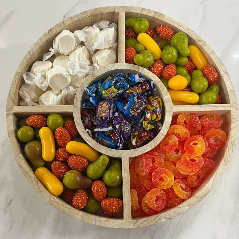 Candy tray in Keepsake wood server