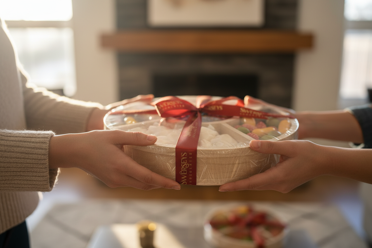 Candy tray in Keepsake wood server