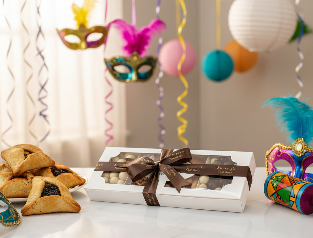 Luxe Chocolate and Carmel Candies Mishloach Manot Gift