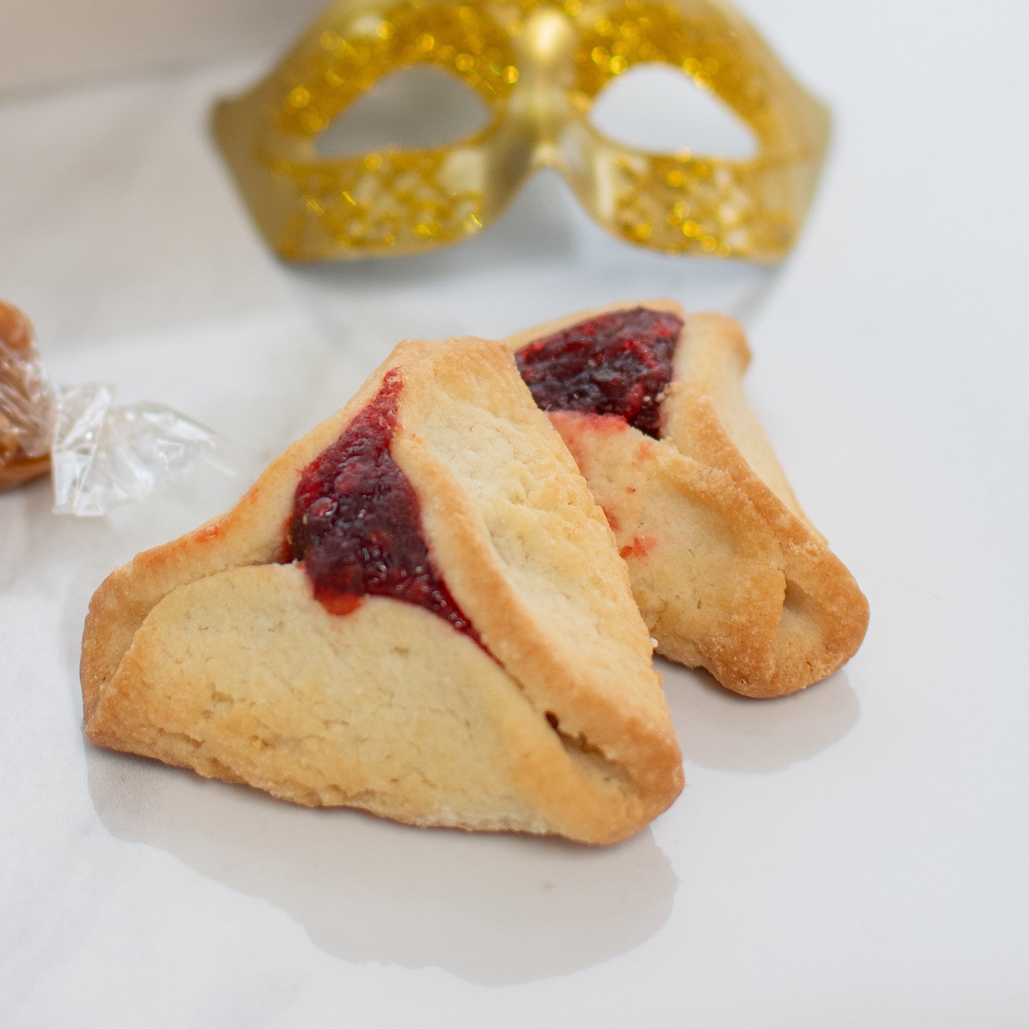 Purim Basket Tied all together with Bow 7