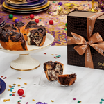 Purim Chocolate Babka Cake Book Gift Box