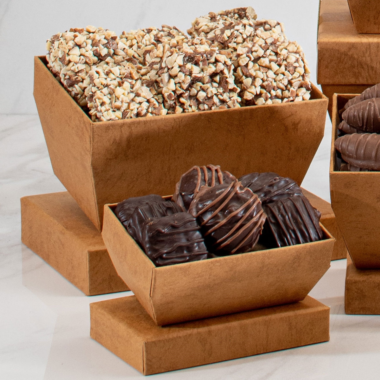 Purim Mishloach Manot Chocolate Dairy & Cookie 5-Tier Gift Tower