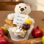 Rosh Hashana Basket with Bear Hug