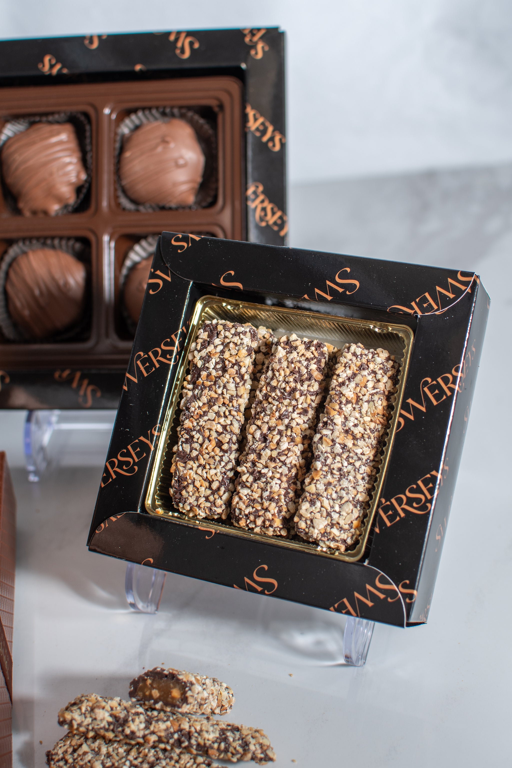 4 Tier Parve Executive	Indulgence Chocolate & Nuts Gift Tower