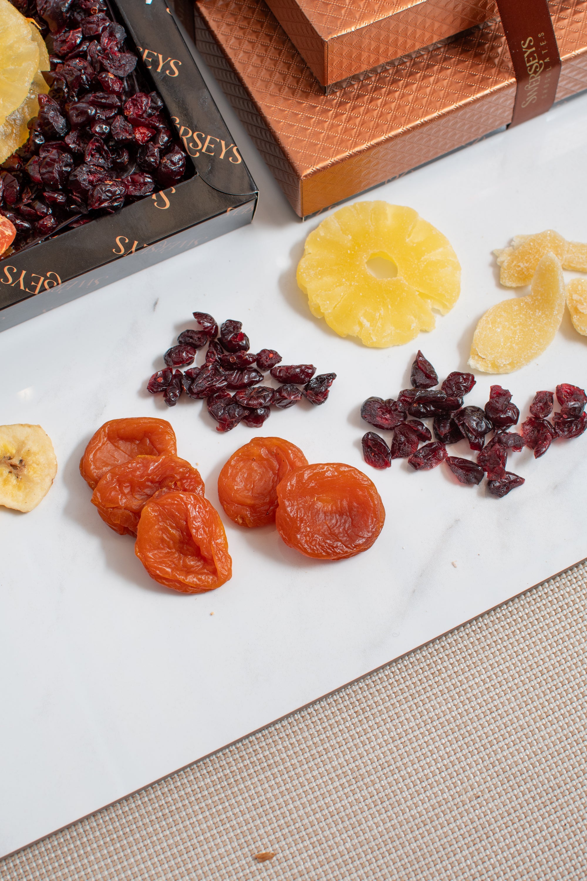 6 Tier Prestige Collection of Chocolate and Dried Fruit Platter Gift