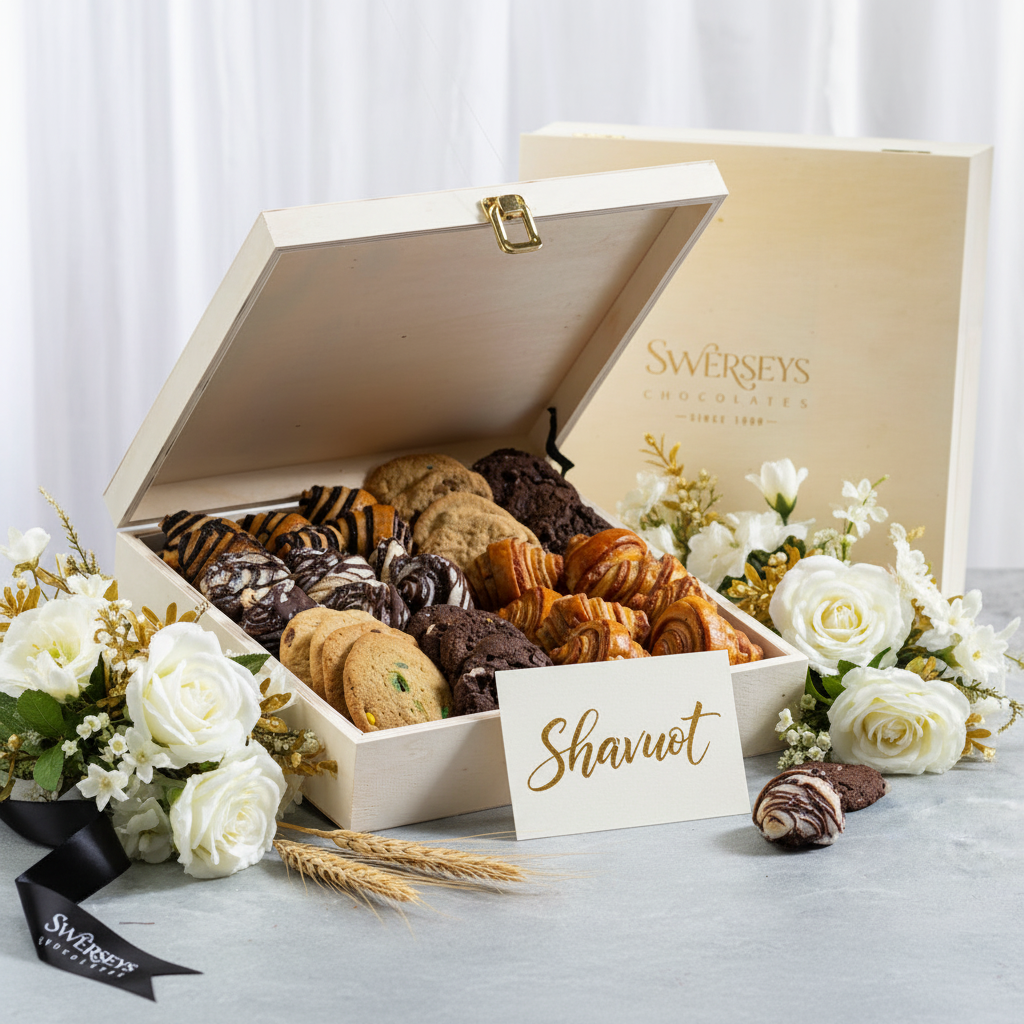 Shavuot Assorted Pastries & Cheese Florets Medium Gift Box