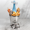 Swerseys Silver Ice Bucket Purim Mishloach Manot Snack Gift Basket
