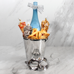 Swerseys Silver Ice Bucket Purim Mishloach Manot Snack Gift Basket