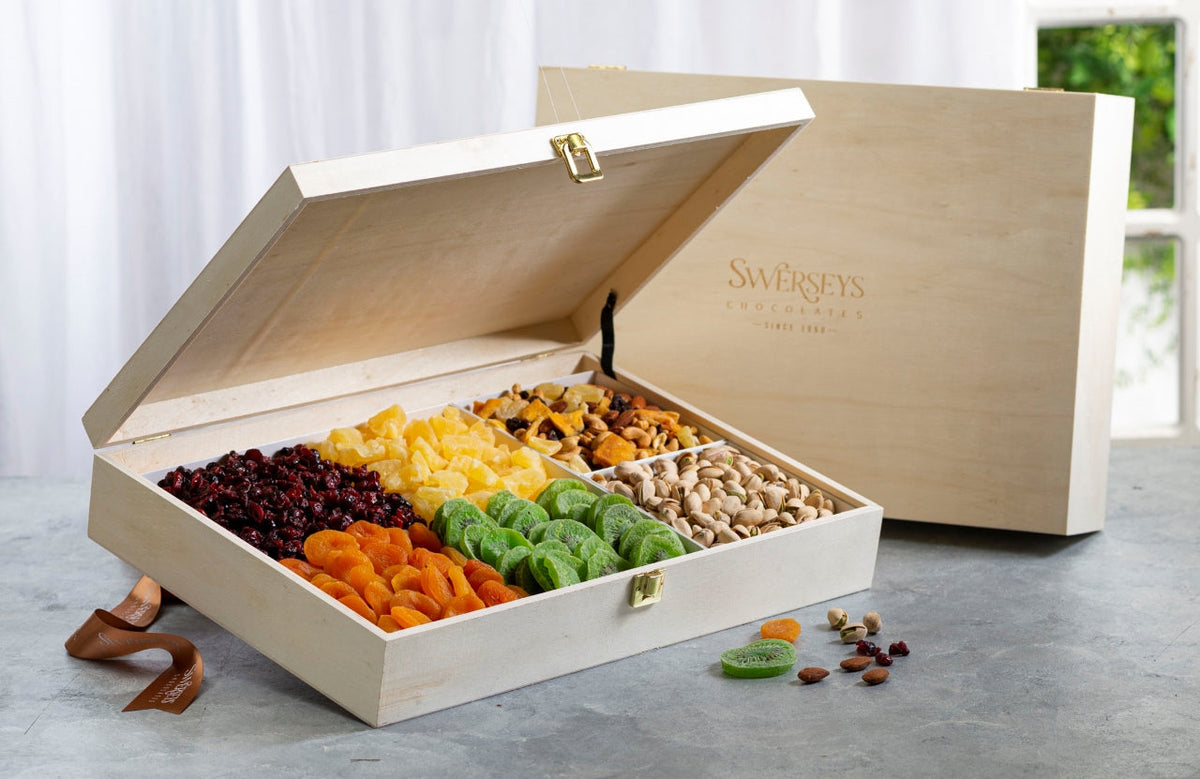 Tu Bishvat Designer Nut and Dried Fruit Gift Box – Kosherline