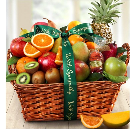 Shiva and Sympathy Tropical Abundance Fruit Basket 