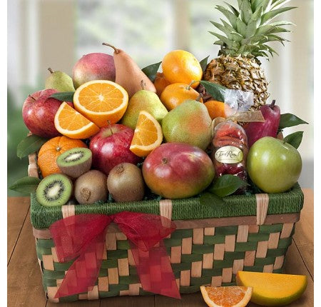 Tropical Abundance Kosher Fruit Basket