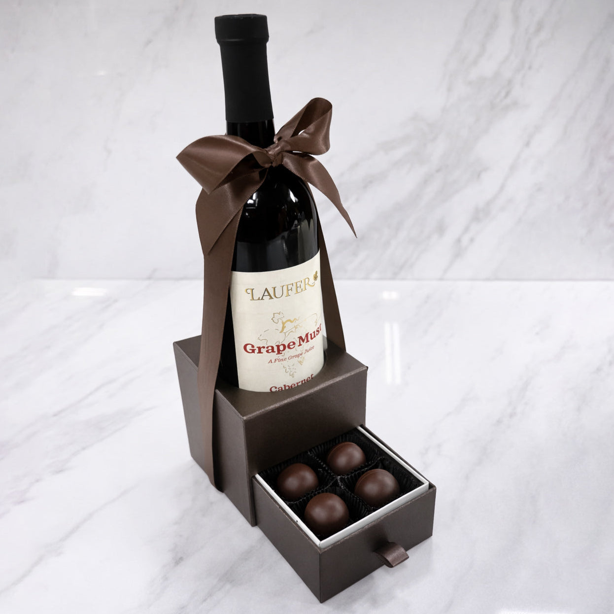 Passover Gift Draw Gourmet Nonalcoholic Wine with Truffles