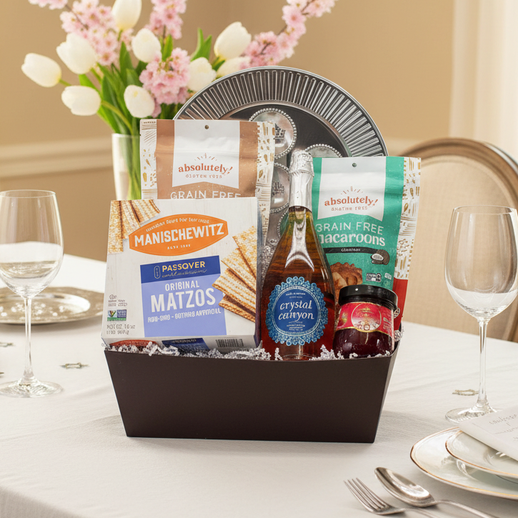 Deluxe Treats Elegant Passover Gift Basket