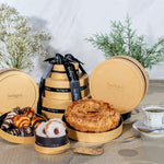 Deluxe Pastry 3-Tier Gold Round Gift Box