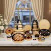Grand 8 Tier Gold Chocolate & Bakery Gift Tower