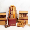 Grand Indulgence Red Leather Chocolate Tower