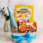 Luxe Rosh Hashanah Moscato Fruit & Chocolate Dipped Gift Basket