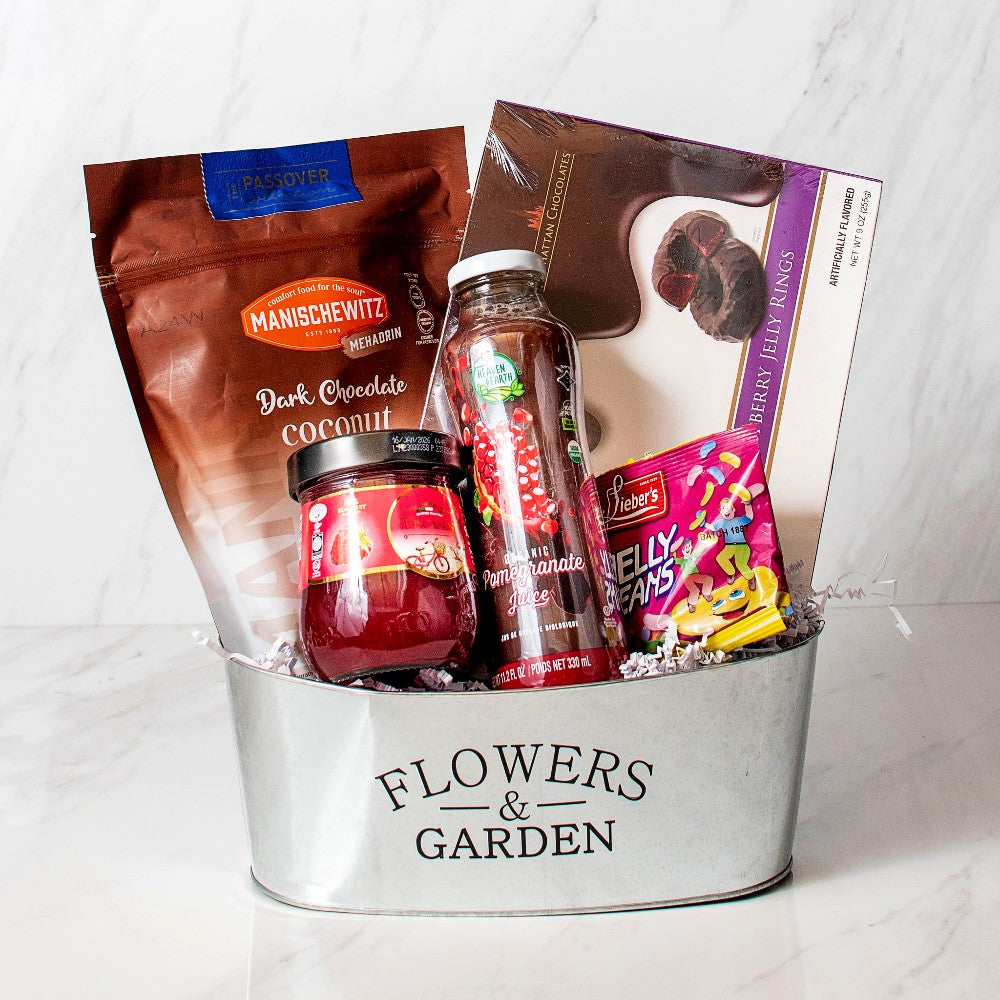 Premier Passover Gourmet Treats Gift Basket - Swerseys Chocolate