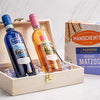 Happy Passover Wine & Matzo Wood Keepsake Gift Set - Swerseys Chocolate