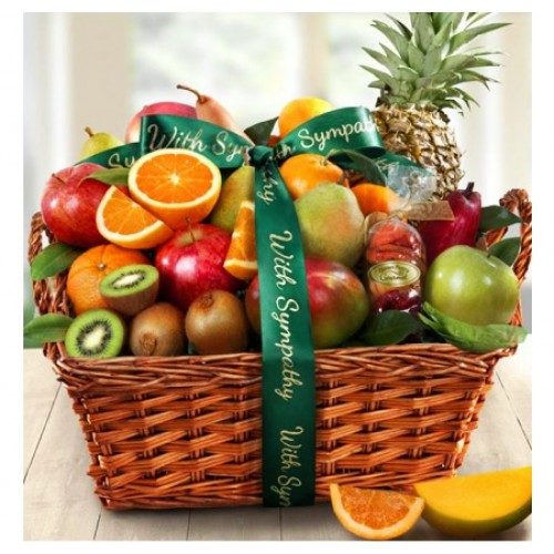 Tropical Abundance Kosher Fruit Gift Basket - Kosherlin