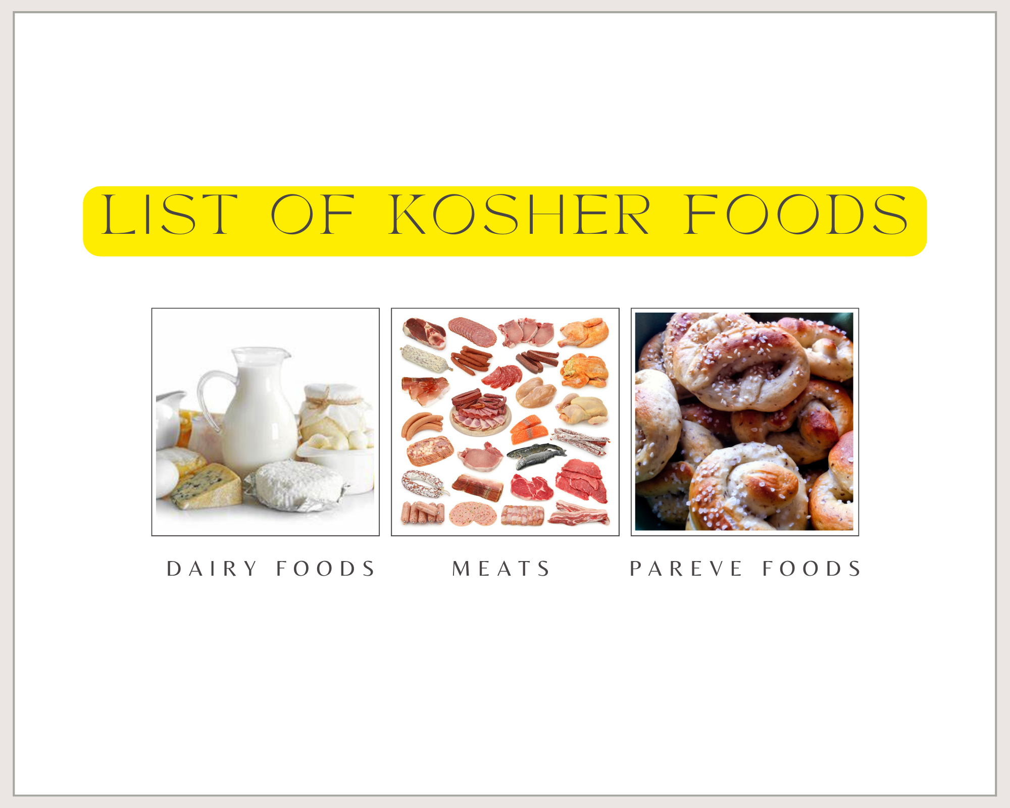 Kosher Food What You Need To Know Kosherline